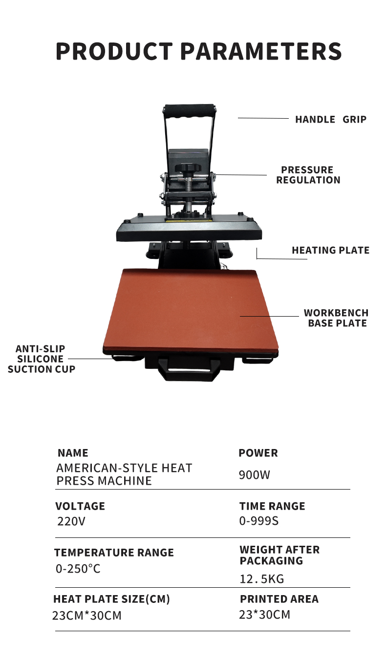 American Style 23×30 Heat Press