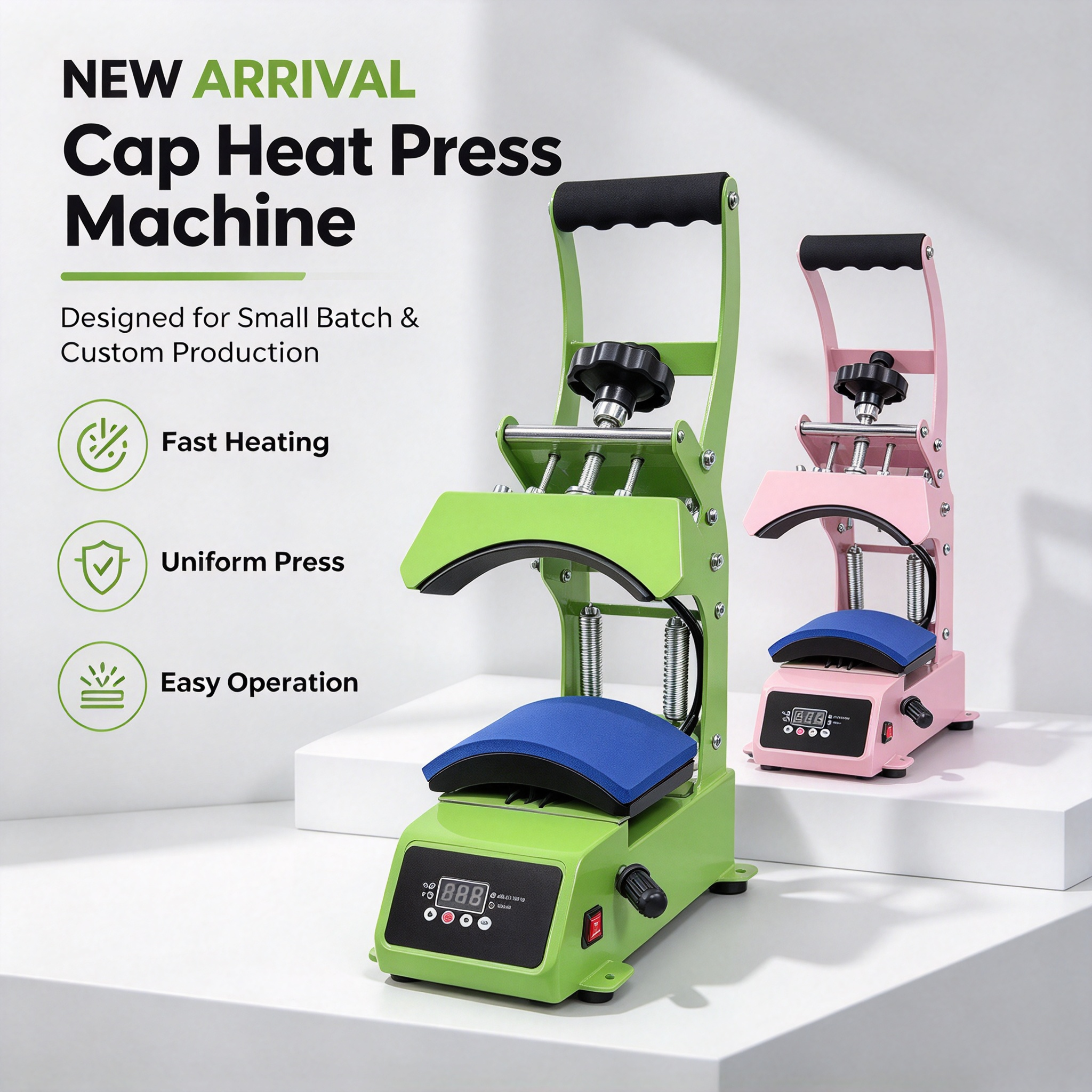 Multi-function Cap Heat Press | Premium Commercial Grade Hat Sublimation Transfer Machine