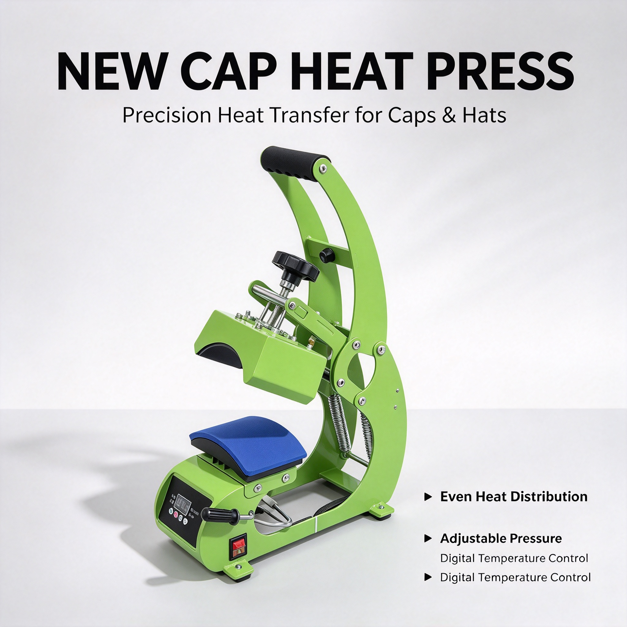 Multi-function Cap Heat Press | Premium Commercial Grade Hat Sublimation Transfer Machine